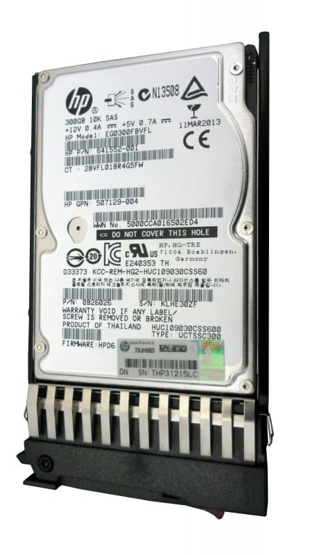 Жесткий диск HP 641552-001 300Gb 10000 SAS 2,5" HDD