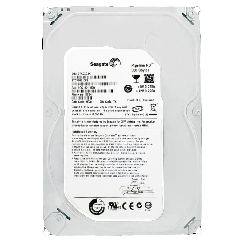 Жесткий диск Seagate 9GC132 320Gb 5900 SATAII 3.5" HDD