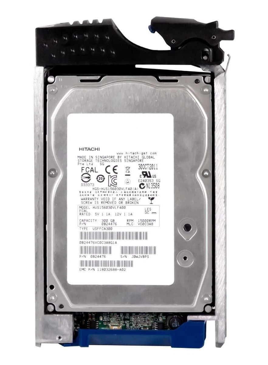 EMC 300Gb 15000 Fibre Channel 3.5" HDD 118032688-A02