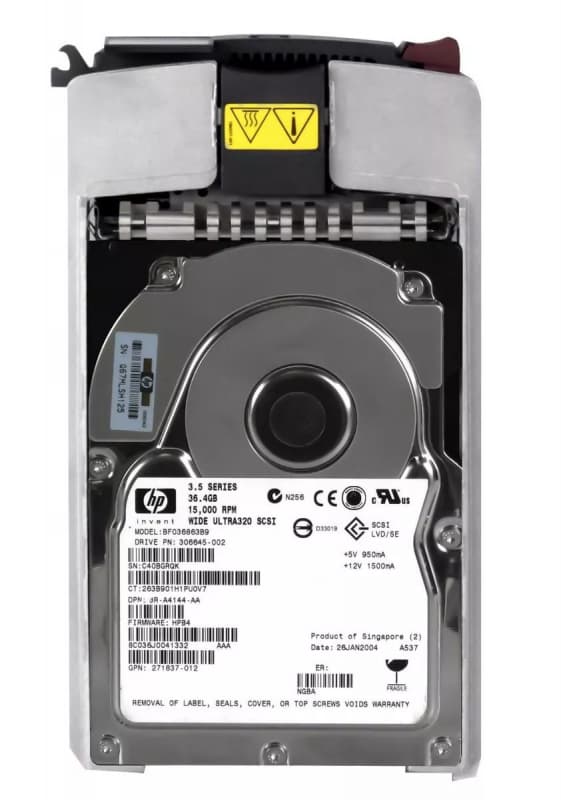 Жесткий диск HP BF036863B9 36,4Gb  U320SCSI 3.5" HDD