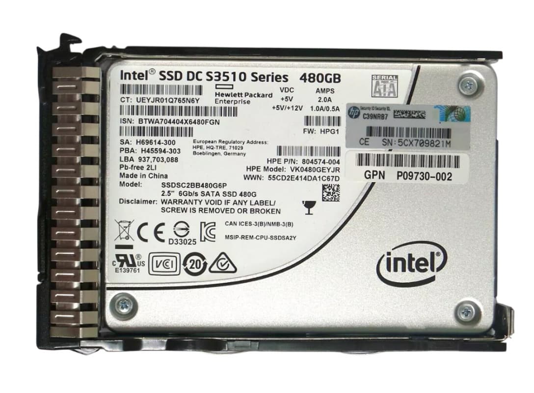 Жесткий диск HP P09730-002 480Gb SATAIII 2,5" SSD