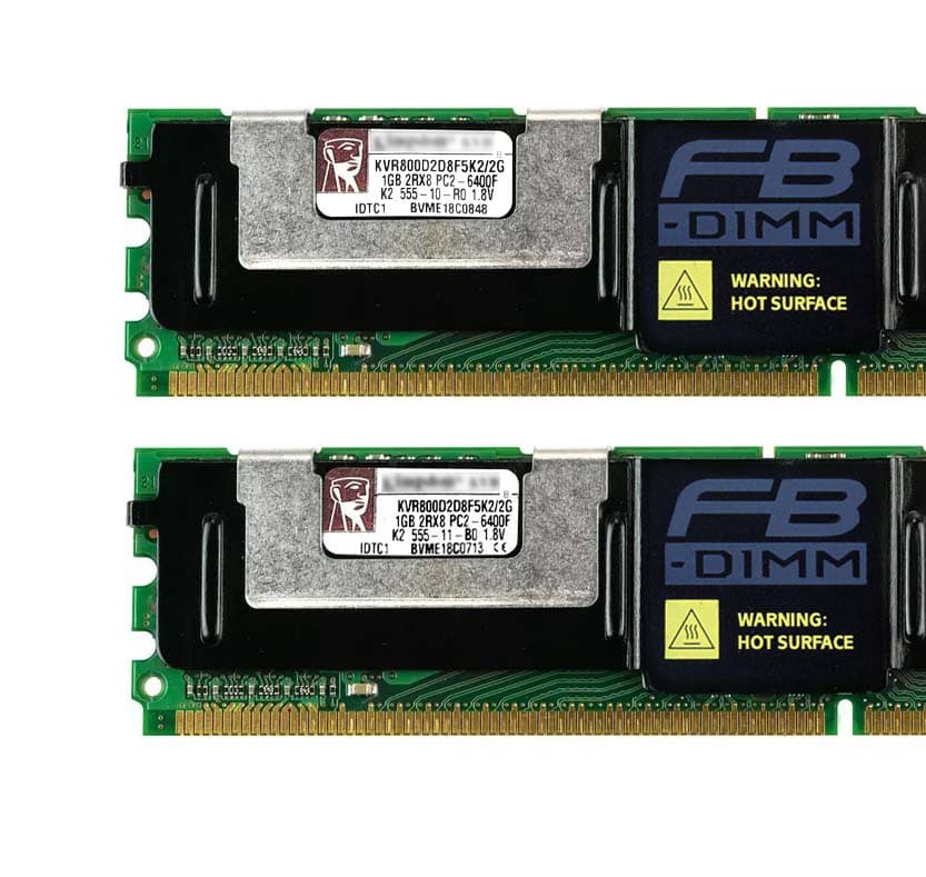 Оперативная память Kingston KVR800D2D8F5K2/2G DDRII 2Gb