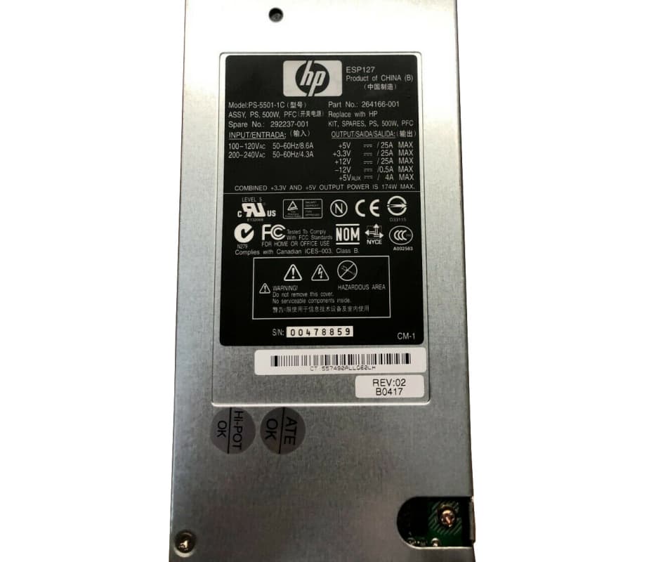 Резервный Блок Питания HP PS-5501-1C 500W