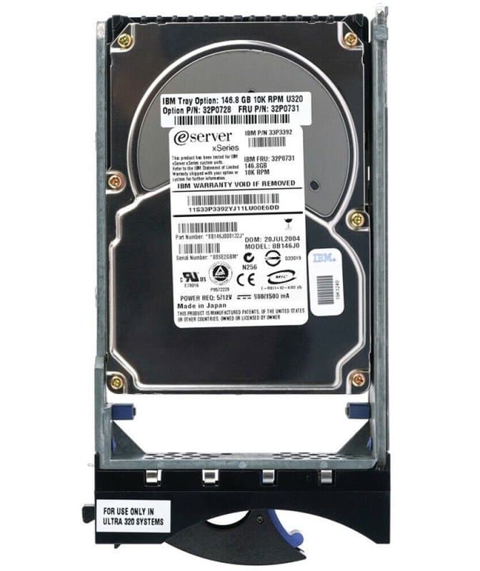 Жесткий диск IBM 146,8Gb 10000 U320SCSI 3.5" HDD