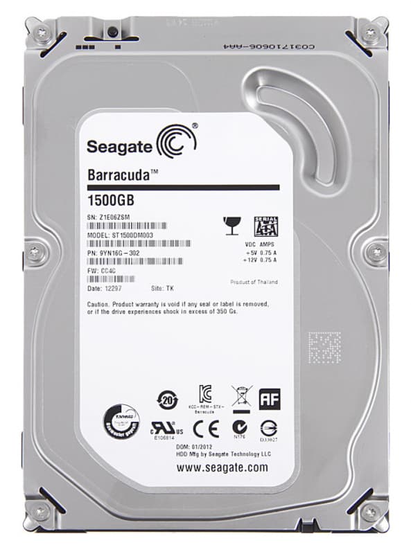 Жесткий диск Seagate ST1500DM003 1,5Tb 7200 SATAIII 3.5" HDD