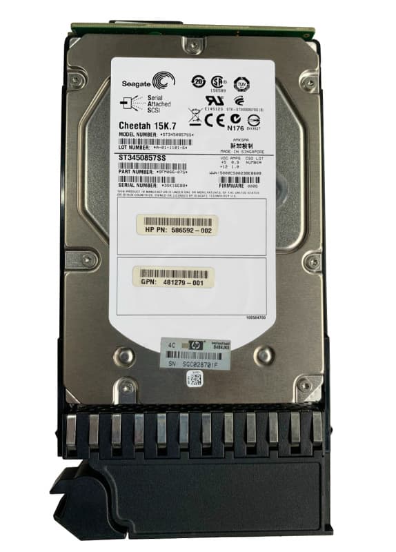 Жесткий диск HP MSA 586592-002 450Gb  SAS 3,5" HDD