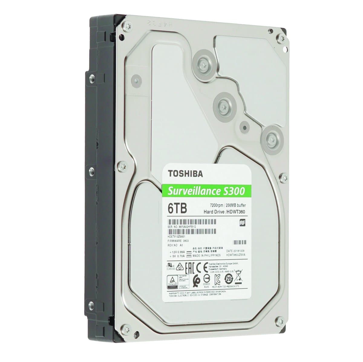 Жесткий диск Toshiba 6TB 7200 SATAIII 3.5" HDD HDETV13ZSA51