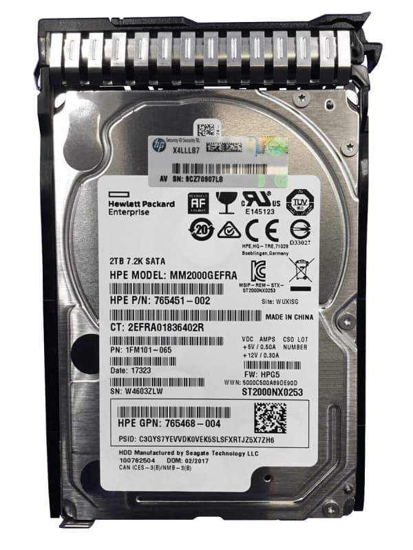 Жесткий диск HP 1FM101-065 2Tb 7200 SATAIII 2,5" HDD