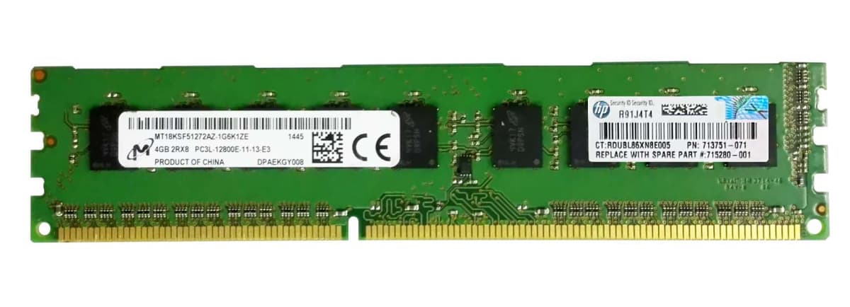 Оперативная память HP 713751-071 DDRIII 4Gb