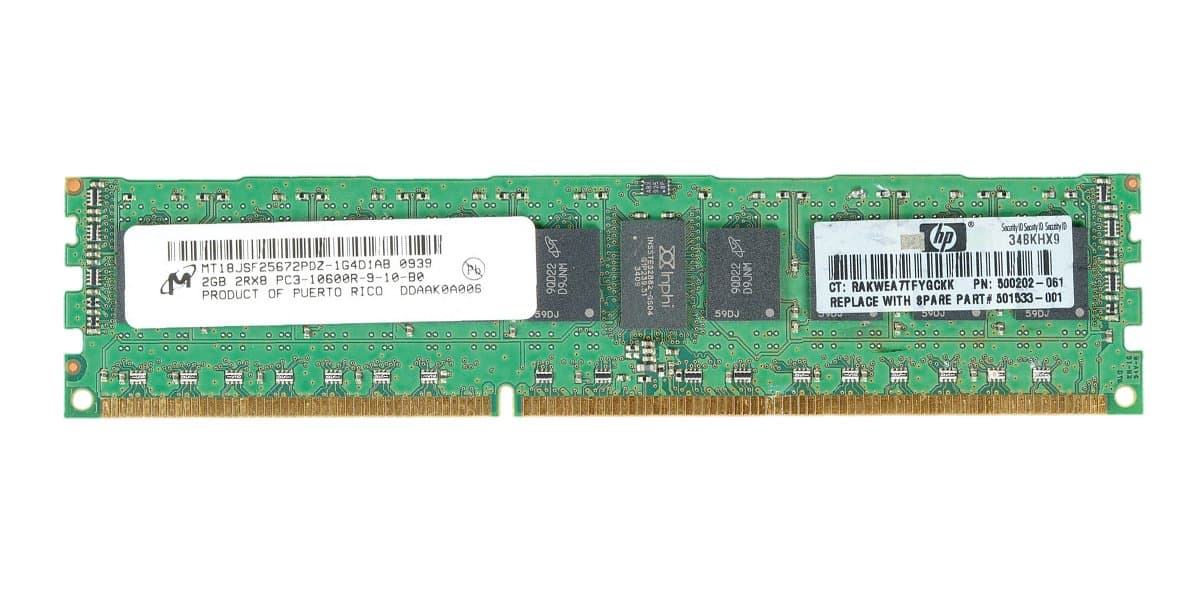 Оперативная память Micron DDRIII 2Gb MT18JSF25672PDZ-1G4D1AB