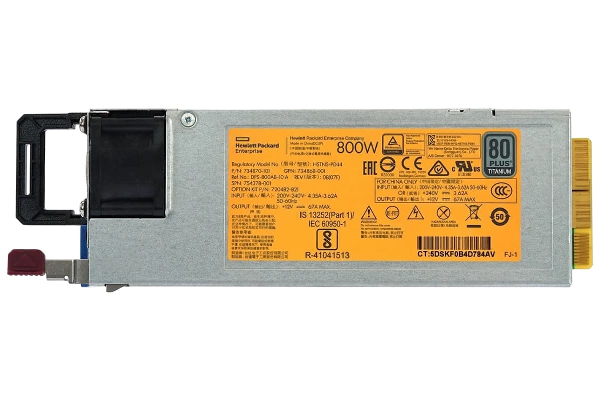 Резервный Блок Питания HP DPS-800AB-10 A 800W