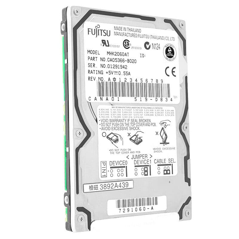 Жесткий диск Fujitsu CA05366-B020 6GB IDE HDD 2,5"