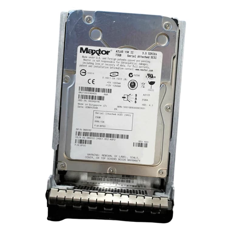 Жесткий диск Dell 0M8032 73Gb SAS 3,5" HDD