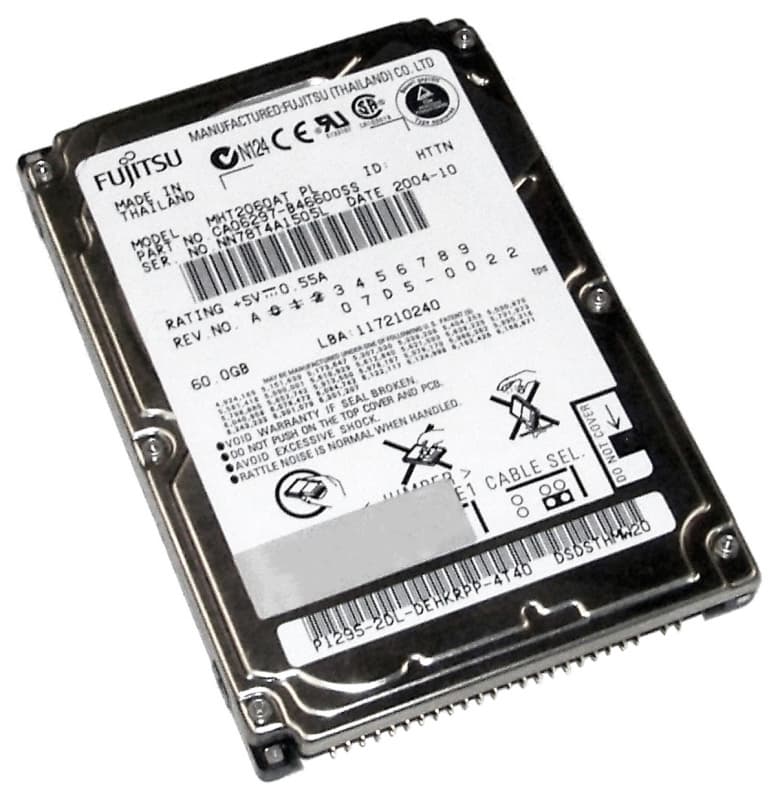 Жесткий диск Fujitsu CA06297-B46600SS 60Gb 4200 IDE 2,5" HDD