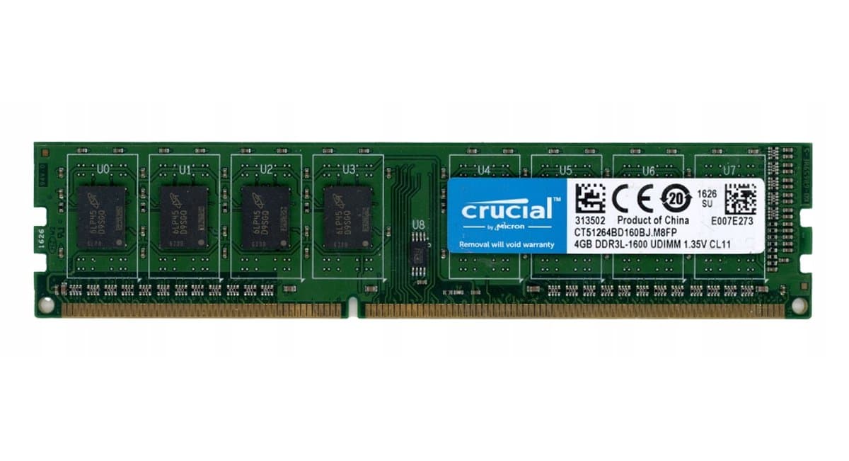 Оперативная память Crucial DDRIII 8Gb CT102464BA160B.C16FER