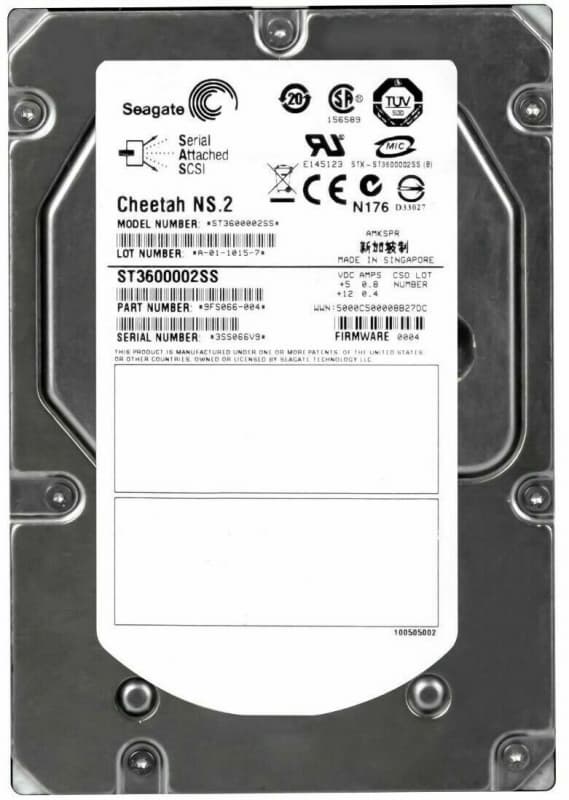 Жесткий диск Seagate ST3600002SS 600Gb  SAS 3,5" HDD
