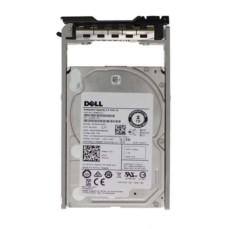 Жесткий диск Dell ST2000NX0433 2Tb 7200 SAS 2,5" HDD