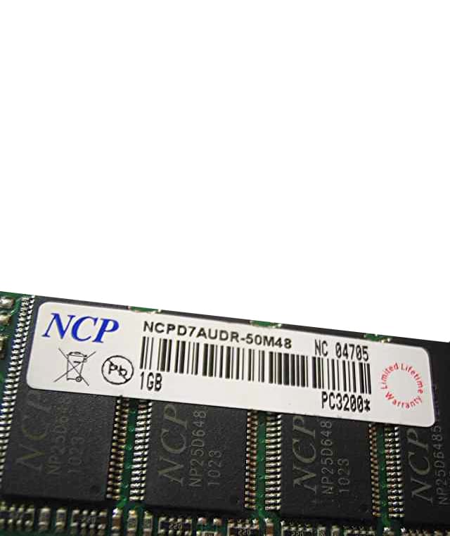 Оперативная память NCP NCPD7AUDR-50M48 DDRII 1GB