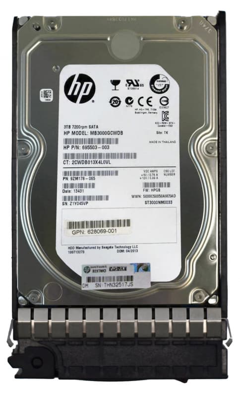 Жесткий диск HP 695503-003 3Tb 7200 SATAIII 3.5" HDD