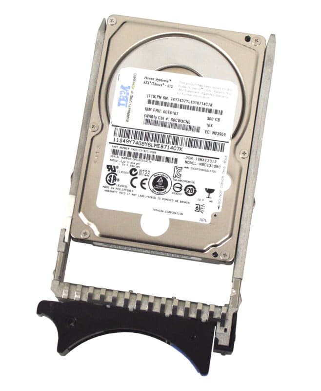 Жесткий диск IBM 49Y7408 300Gb  SAS 2,5" HDD