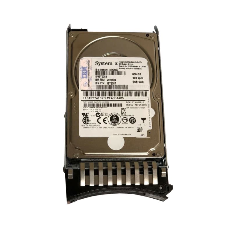 Жесткий диск IBM 49Y2004 600Gb  SAS 2,5" HDD