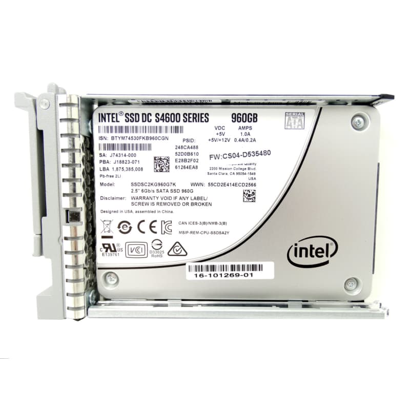 Жесткий Диск Cisco UCS-SD960G63X-EP= 960Gb SATA 2,5" SSD