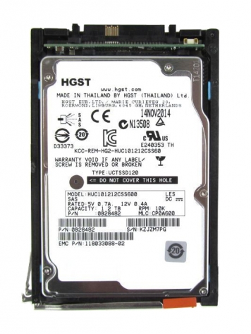 Жесткий диск EMC 005050084 1,2Tb 10000 SAS 2,5" HDD