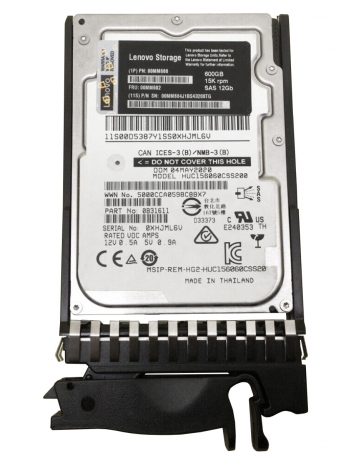 Жесткий диск Lenovo 00MM680 600Gb 15000 SAS 2,5" HDD