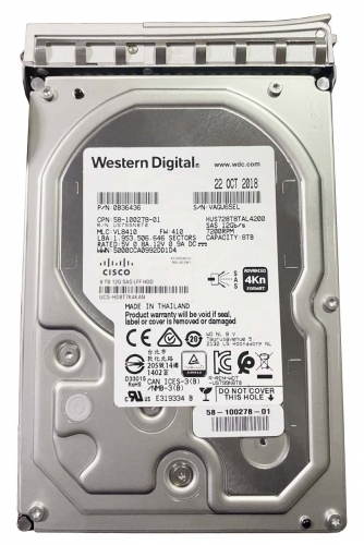 Жесткий диск Cisco HUS728T8TAL4200 8Tb 7200 SAS 3,5" HDD