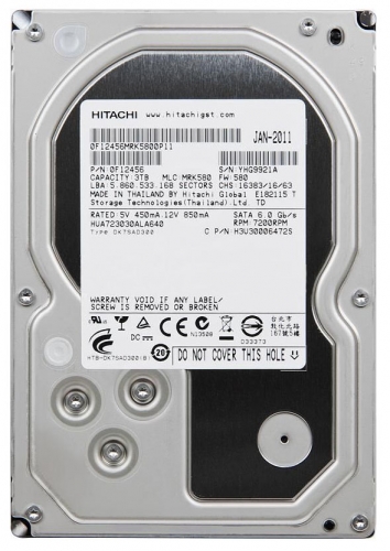 Жесткий диск Hitachi HUA723030ALA640 3Tb  SATAIII 3,5" HDD