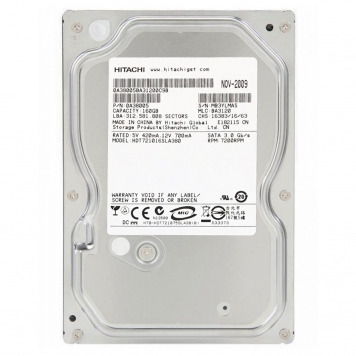 Жесткий диск Hitachi HDT721016SLA380 160Gb  SATAII 3,5" HDD