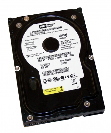 Жесткий диск Western Digital WD400BB 40Gb 7200 IDE 3.5" HDD