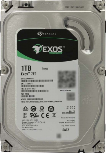 Жесткий диск Seagate 2F2100 1Tb 7200 SATAIII 3.5" HDD