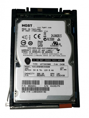 Жесткий диск EMC 005049809 900Gb 10000 SAS 2,5" HDD