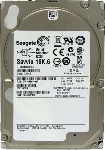 Жесткий диск Seagate 9WH066 900Gb  SAS 2,5" HDD