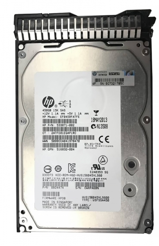 Жесткий диск HP 533871-002 450Gb  SAS 3,5" HDD