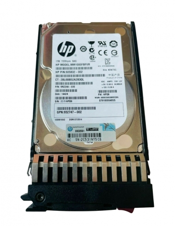 Жесткий диск HP 652747-002 1Tb  SAS 2,5" HDD
