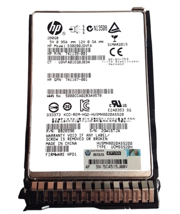 Жесткий Диск HP 741167-001 200Gb SAS 2.5" SSD