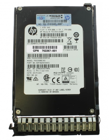 Жесткий диск HP 762267-001 1,6Tb  SAS 2,5" SSD