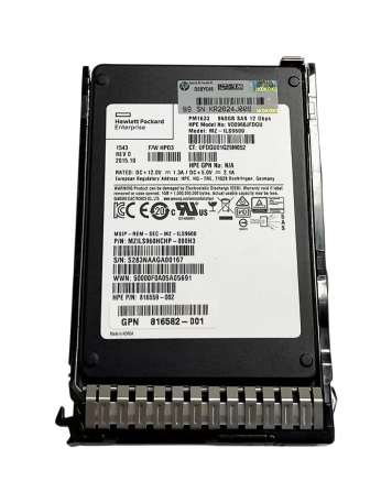 Жесткий диск HP 875682-001 960Gb  SAS 2,5" SSD