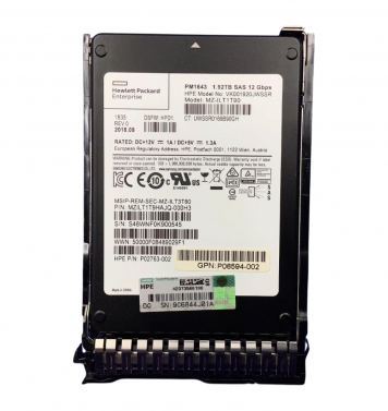 Жесткий диск HP 875684-001 1,92Tb  SAS 2,5" SSD
