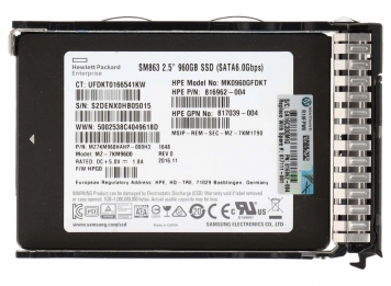 Жесткий диск HP 868928-001 960Gb  SATAIII 2,5" SSD
