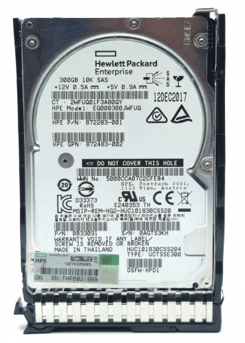 Жесткий диск HP 872483-001 300Gb SAS 2,5" HDD