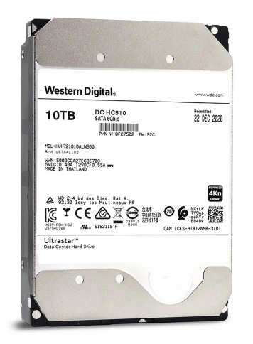 Жесткий диск Western Digital 0F27502 10Tb SATAIII 3,5" HDD