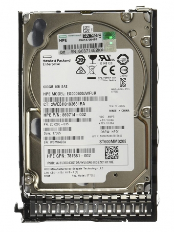 Жесткий диск HP 0B33092 600Gb 10000 SAS 2,5" HDD