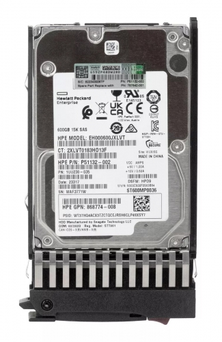 Жесткий диск HP EH000600JXLVT 600Gb 15000 SAS 2,5" HDD