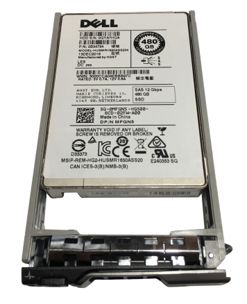 Жесткий диск Dell MFGN5 480Gb SAS 2,5" SSD