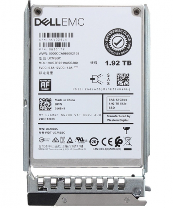 Жесткий диск Dell 0J68N1 1.92TB SAS 2,5" SSD