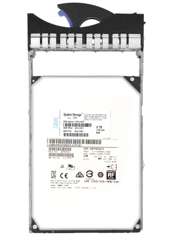 Жесткий диск IBM 00VJ360 8Tb SAS 3,5" HDD