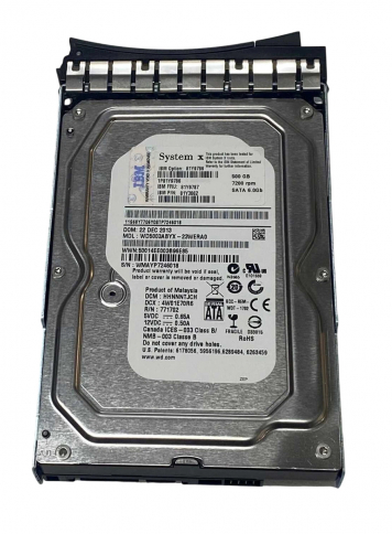 Жесткий диск Lenovo 81Y9786 500Gb 7200 SATAIII 3.5" HDD
